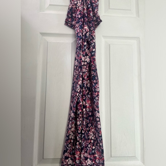 Floral Women's Leggings aerie cut out crossover medium athleisure - Picture 6 of 6